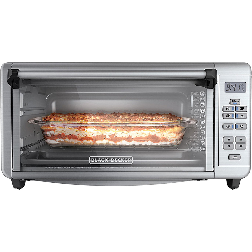 Black & Decker 8Slice Toaster Oven with Digital Controls in Stainless