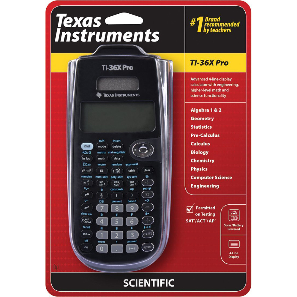 Texas Instruments TI 36X Pro Scientific Calc 33317203666 | eBay