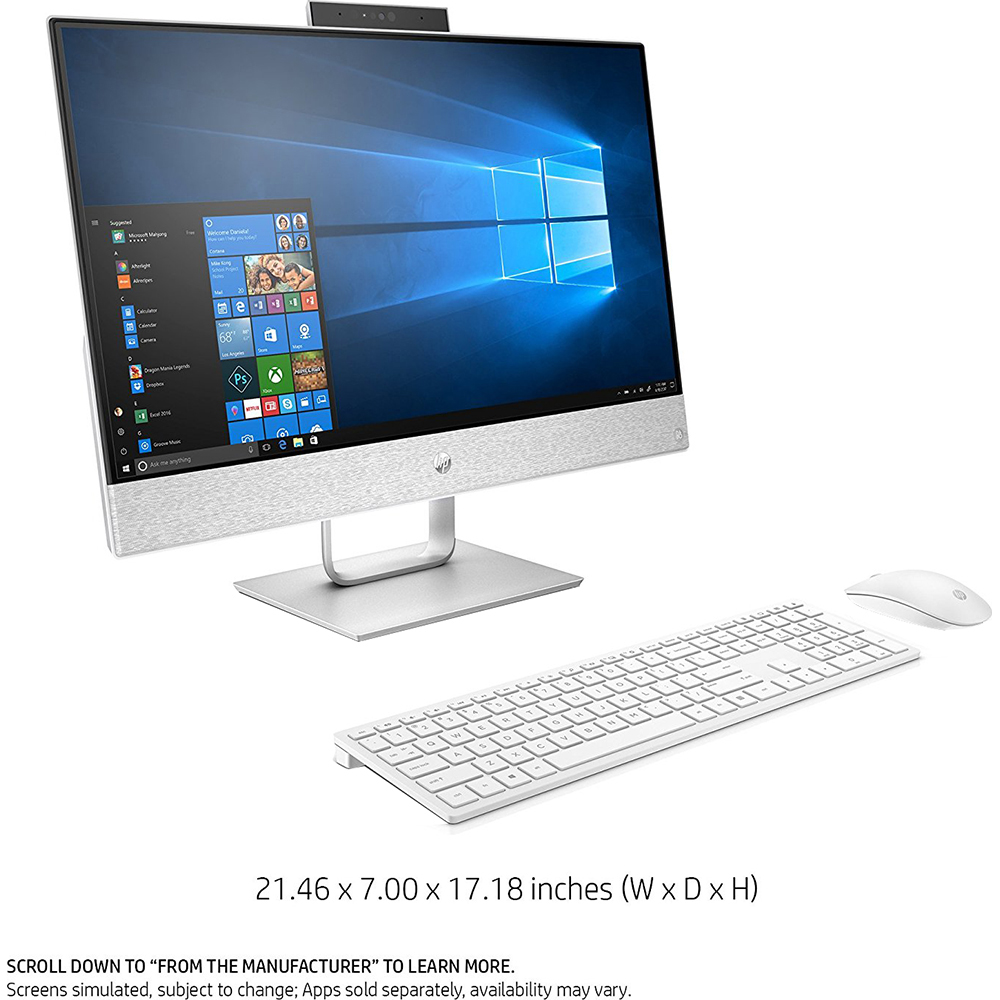 Hewlett Packard 24x030 Pavilion 24" Intel i77700T Allin One Touch