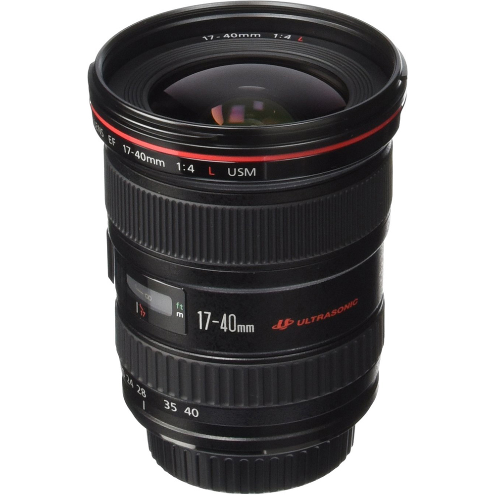 Canon EF 17-40mm F/4 L USM Lens + 77mm Filter Sets and Accessories Kit ...