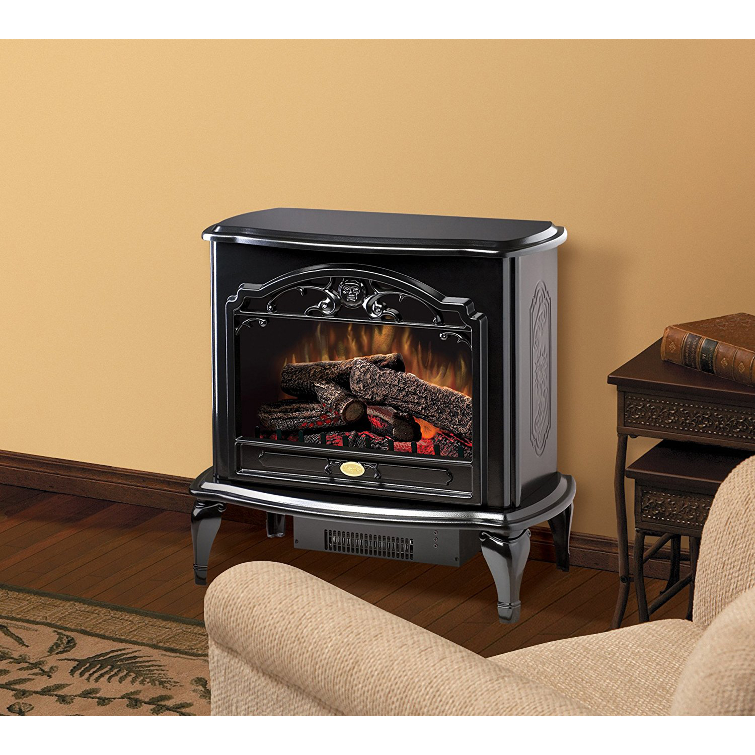 Dimplex Celeste Electric StoveStyle Fireplace Gloss Black eBay